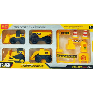 Сет градежни возила со знаци